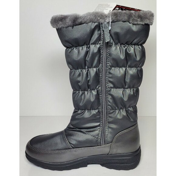 Totes Bryce Women's Size 6 Inside Zipper Faux Fur Lining  New/ Box - Picture 3 of 12